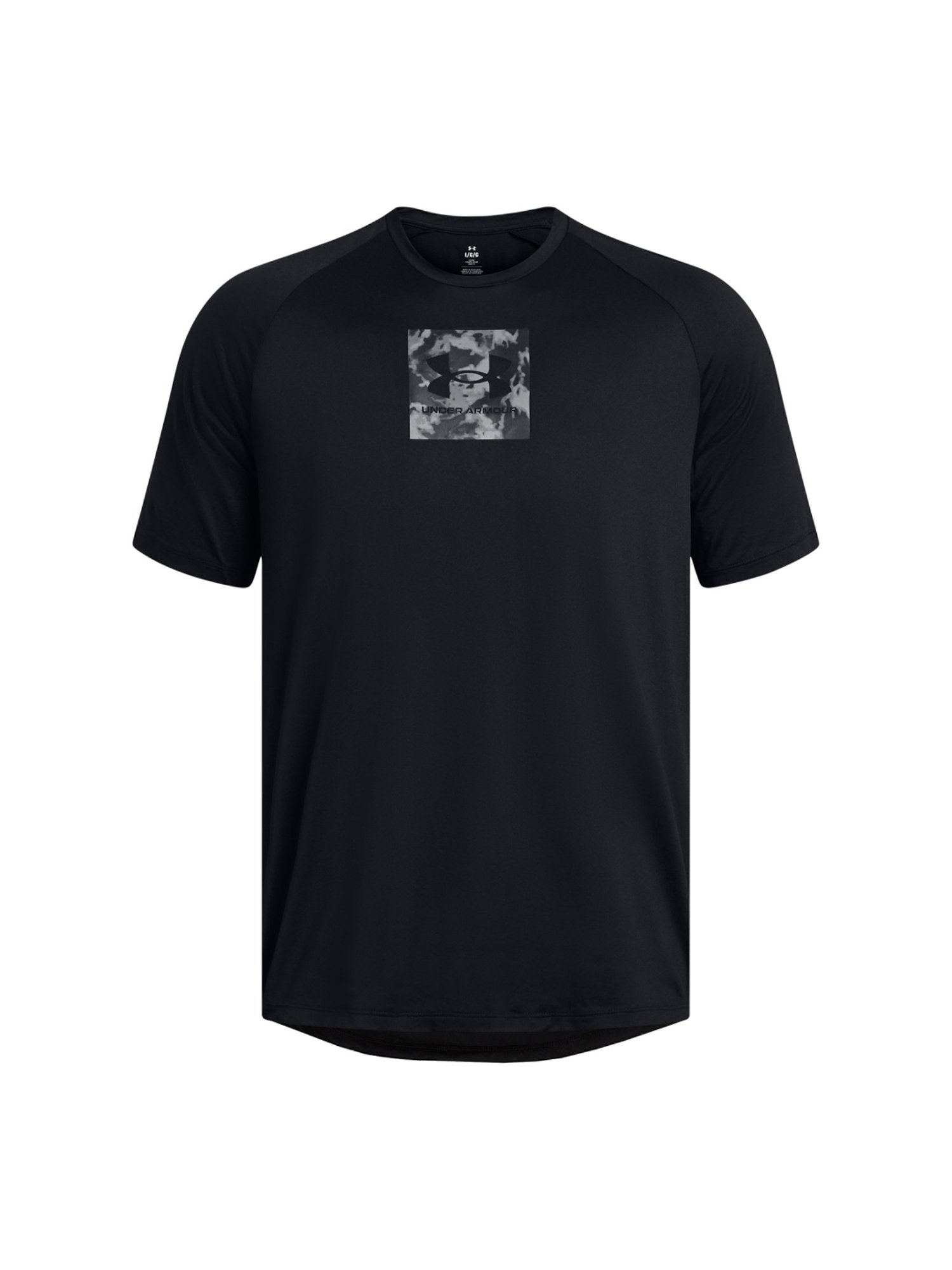 Under Armour Black Slim Fit Printed T-Shirt