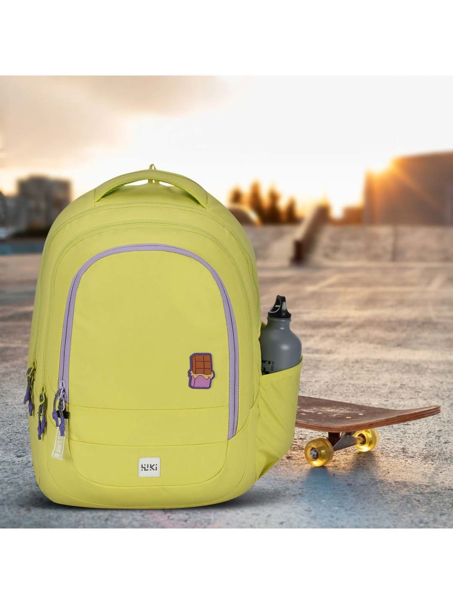 Wiki 27.5 Ltrs Green Medium Backpack