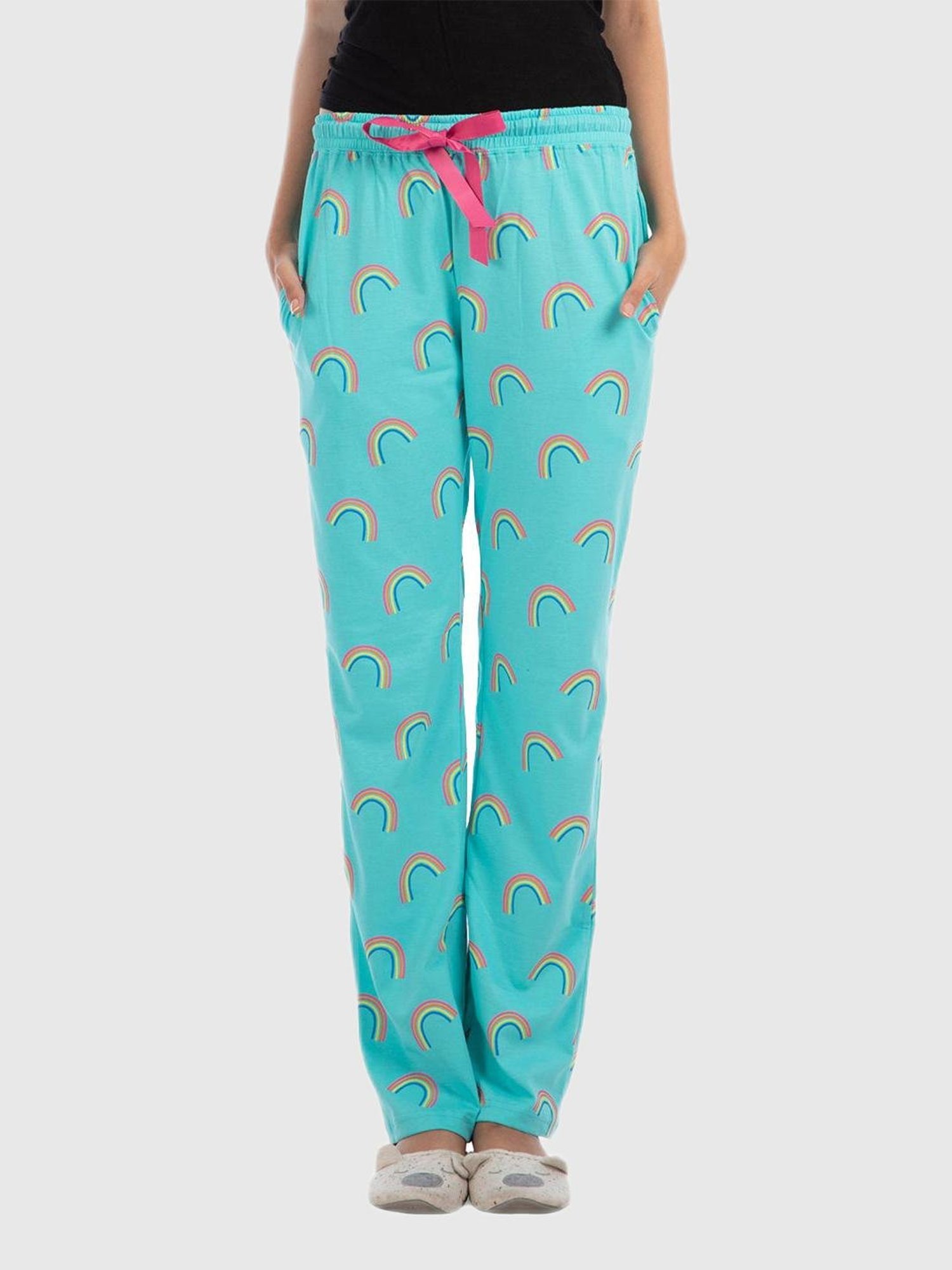 Nite Flite Green Print Track Pants