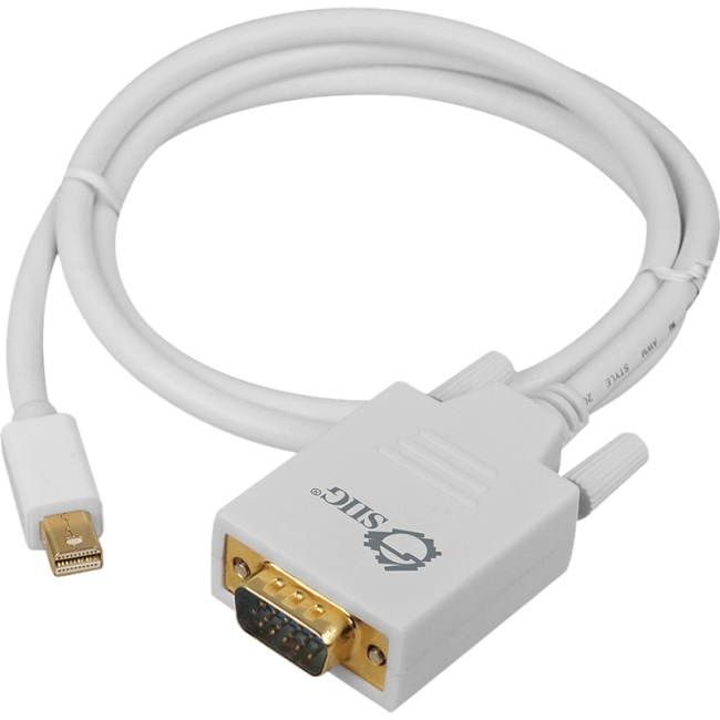 Siig 3Ft Mini Displayport To Vga Converter Cable (Mdp To Vga)