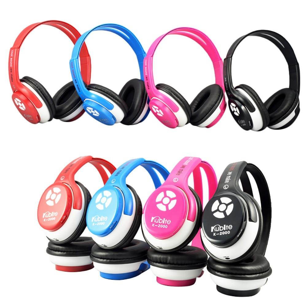 Kubite K-2000 Gaming Headset Headband Headphone USB 3.5mm LED with Mic for PC with Microphone Stereo Laptop Computer