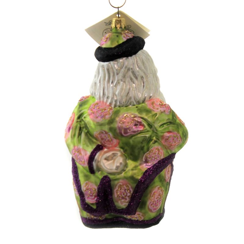 Larry Fraga Bursting W/ Pride Ornament Christmas Santa Floral  -  Tree Ornaments