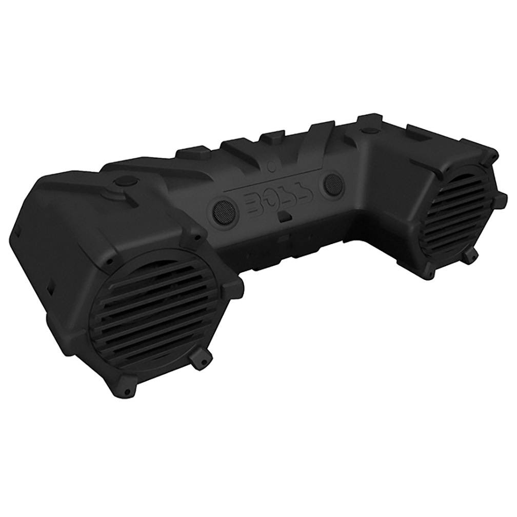 BOSS Audio Systems ATVB95LED All-Terrain Amplified Sound System with 8" Speakers, Dual-Row LED Light Bar & Bluetooth