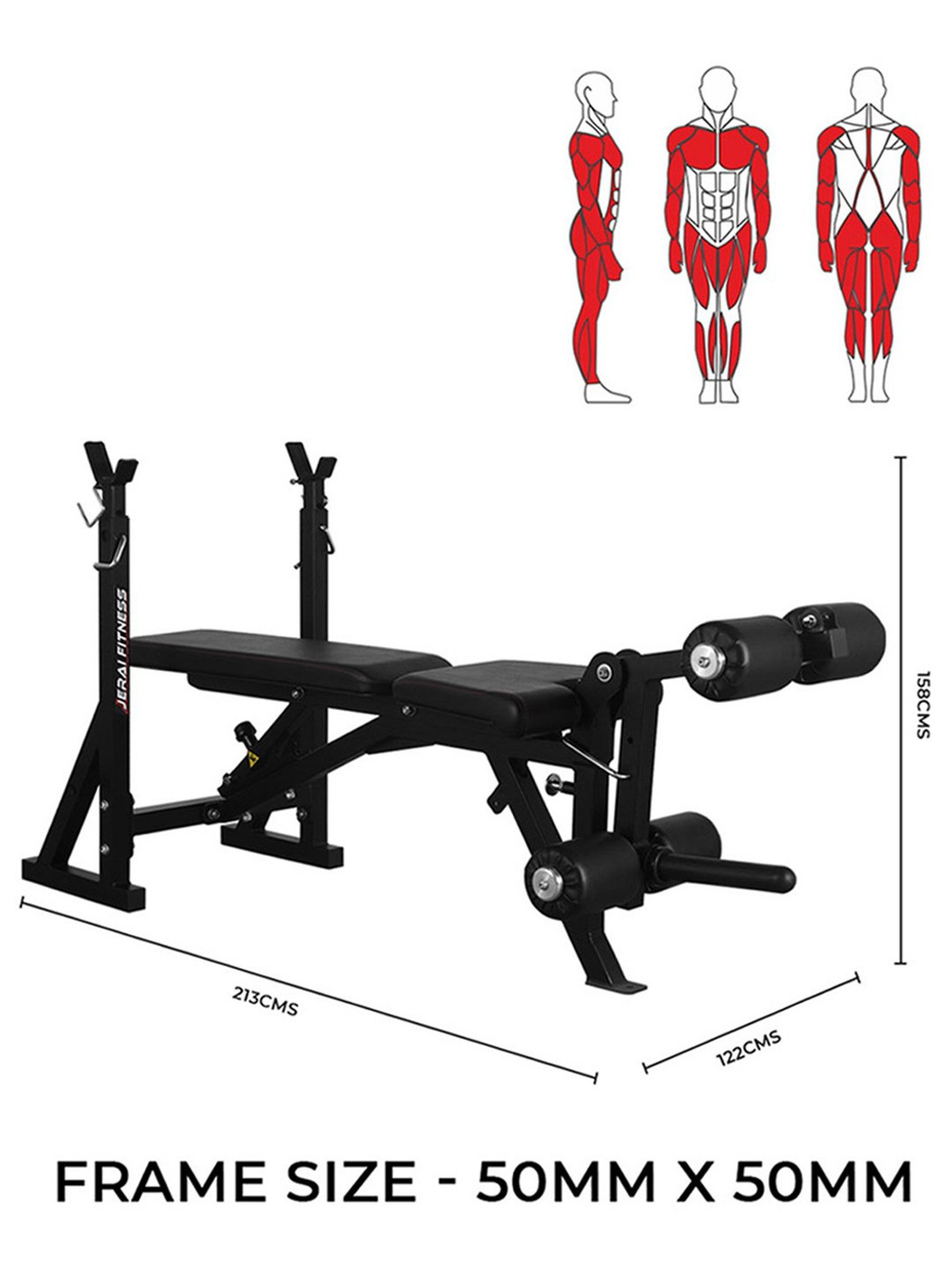 Jerai Fitness JHBR-101 Bench Press (Black)