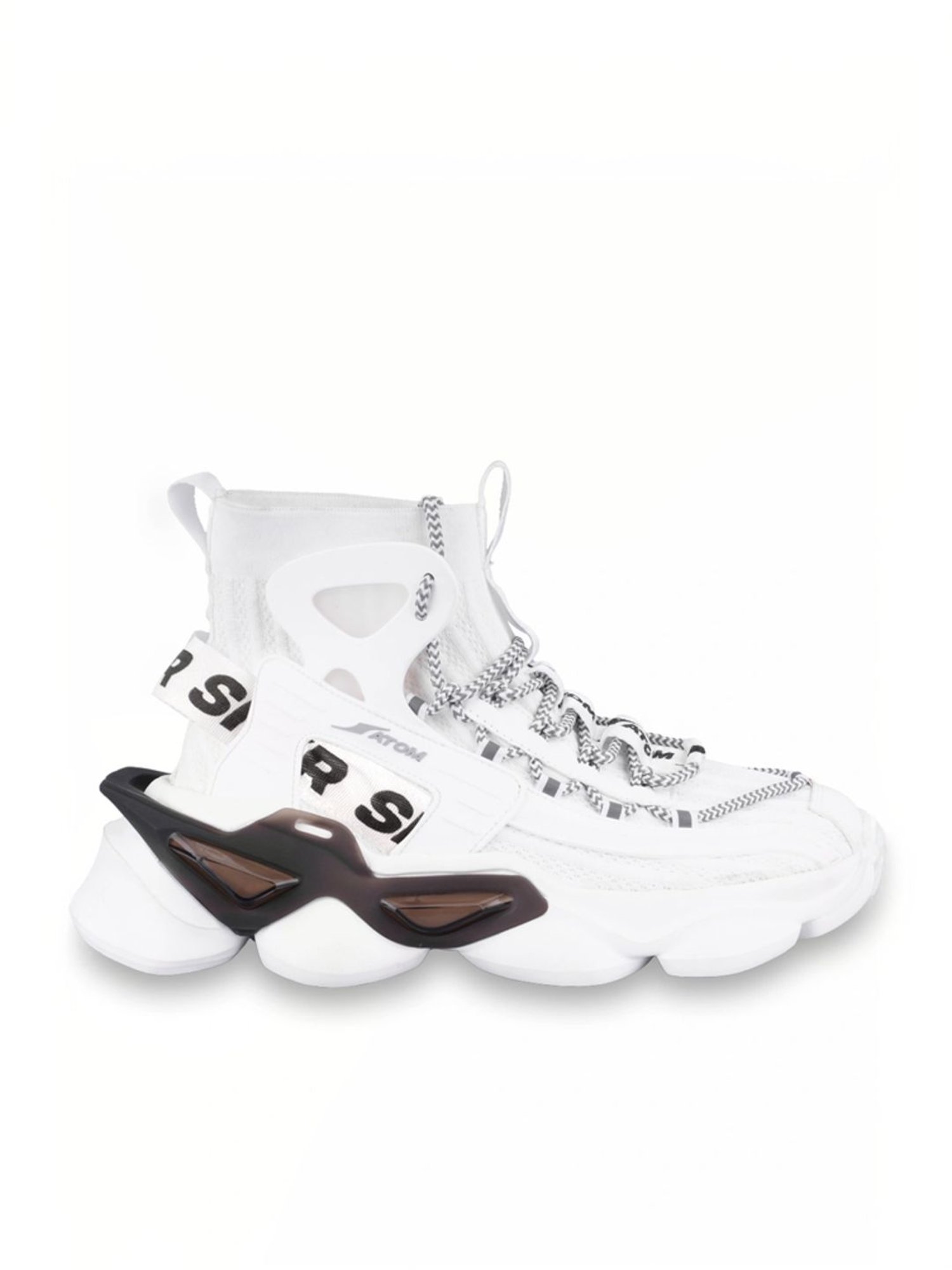 Atom Men's Gansta1 White Running Shoes