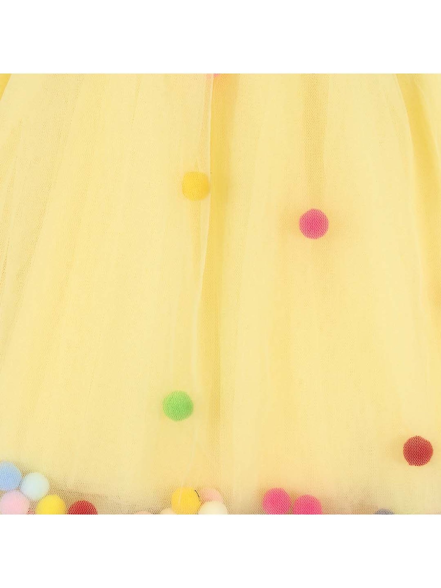 A Little Fable Kids Multicolor Solid Skirt