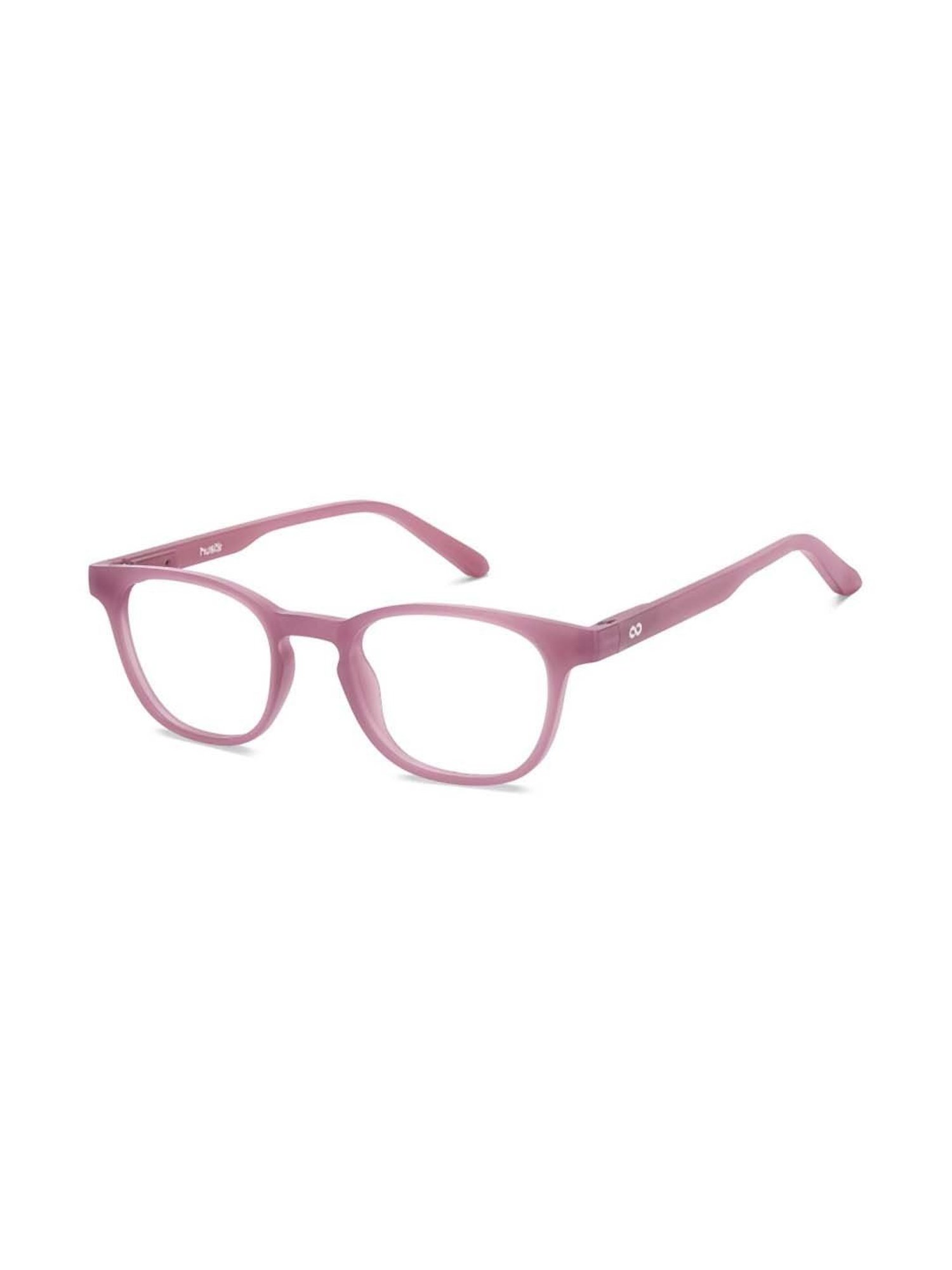 HUSTLR Pink Square Blue Light Protection Unisex Reading Glasses