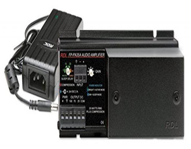 Audio Amplifier 35 W/25 V/70 V/100 V with Power Supply