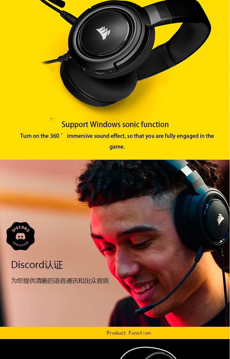 HyperX Cloud Stinger Head-mounted Gaming Headset with Noise Reduction Microphone for PC Game Console Cellphone Pink