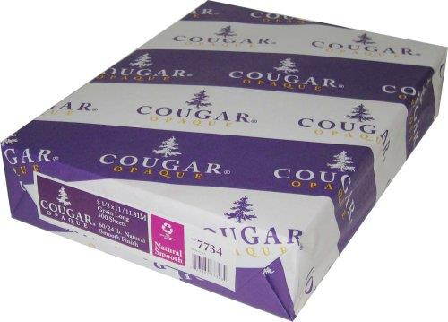 Cougar Opaque Natural Cover Smooth 80# Cover 8.5"x11" 250 sheets