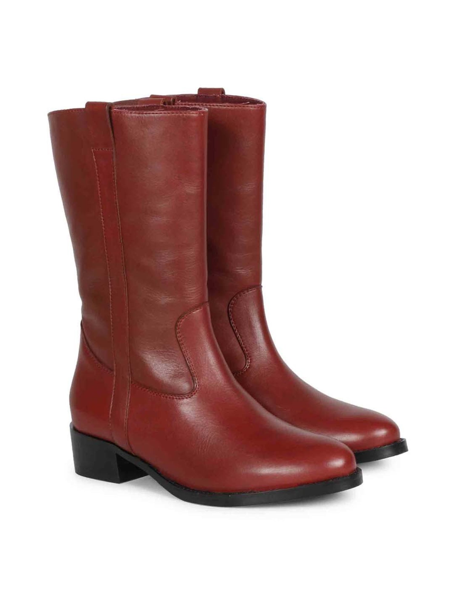 Saint G Women's Ines Florian Burgundy Booties