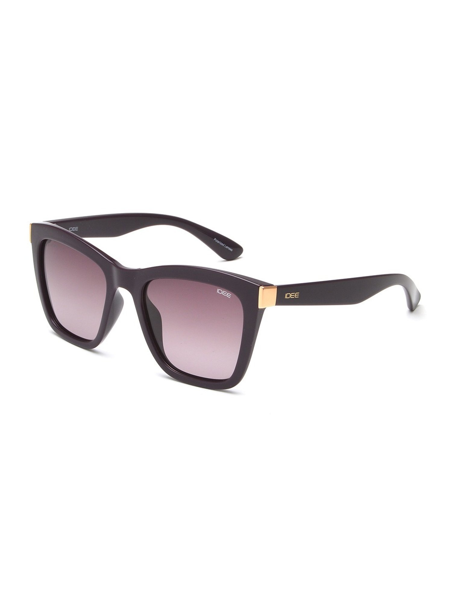 IDEE Brown Square UV Protection Sunglasses for Women