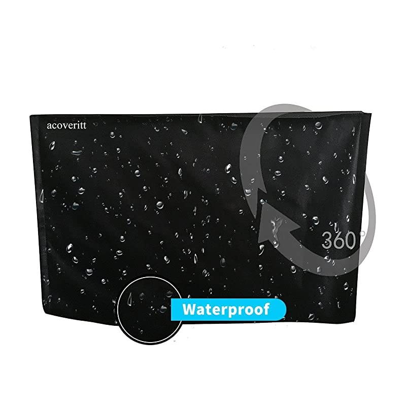 Outdoor 46"-48" TV Set Cover,Scratch Resistant Liner Protect LED Screen Best-Compatible with Standard Mounts and Stands (Tan) &hellip;