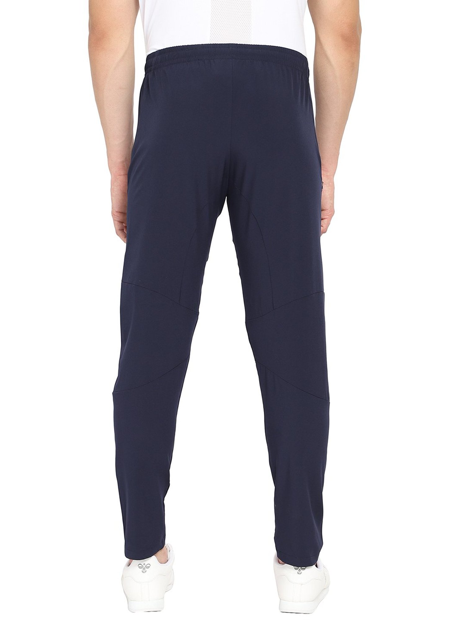 Hummel Navy Polyester Trackpants