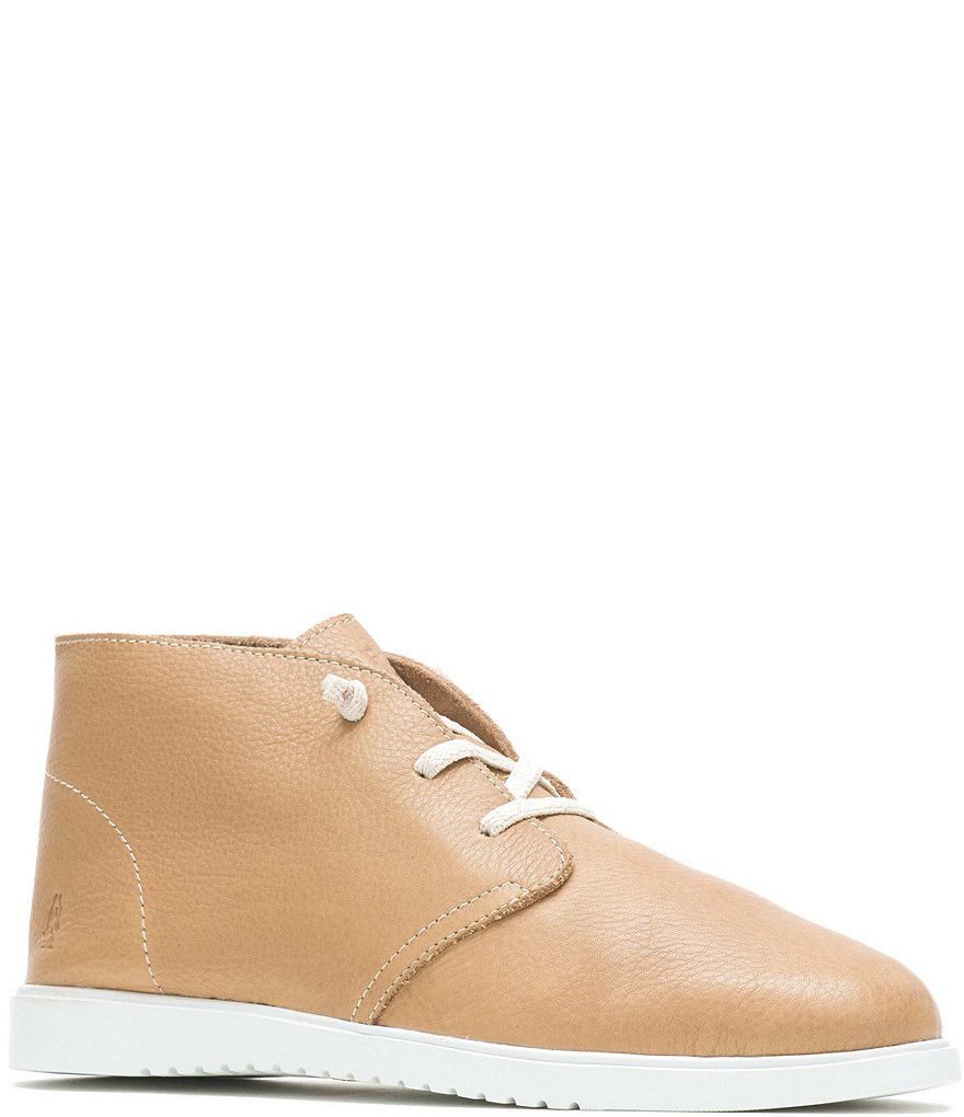 Hush Puppies The Everyday Chukka Leather Water Resistant Booties