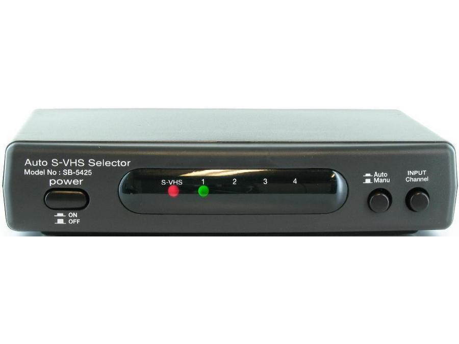 4x2 Auto S-Video/RCA Composite Audio Switcher SB-5425