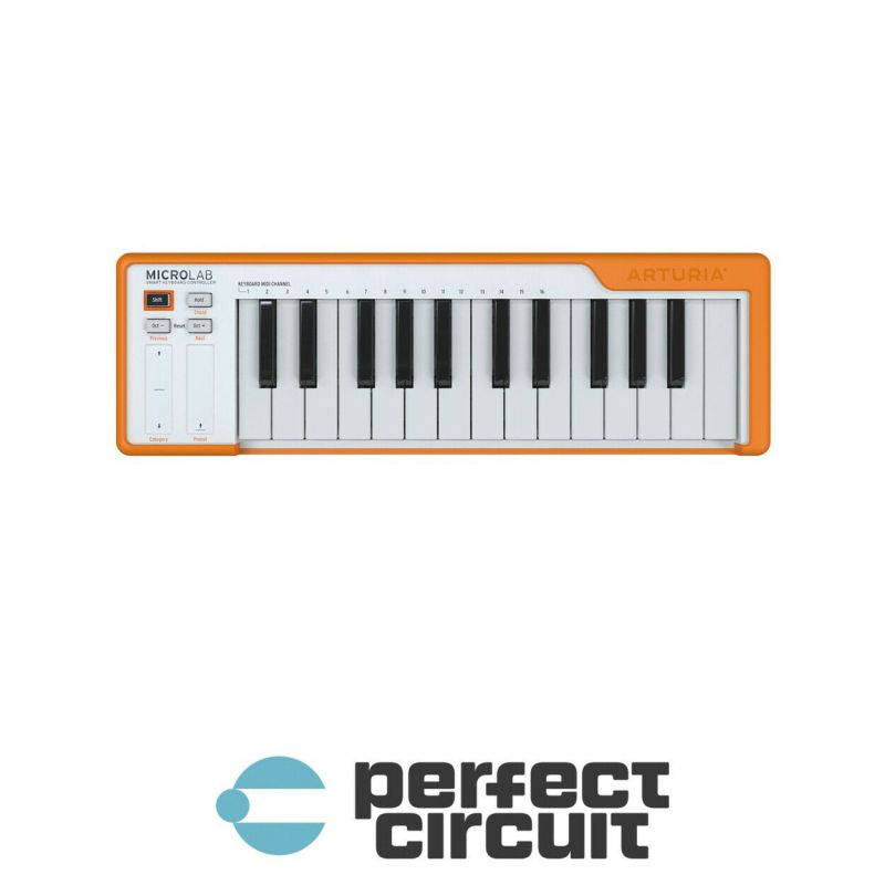 Arturia Microlab MIDI Keyboard (Orange) MIDI CONTROLLER NEW - PERFECT CIRCUIT
