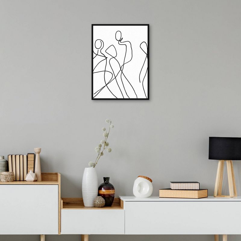 18" x 24" The Dance by Nikki Chu Framed Canvas Art Print - Masterpiece Art Gallery
