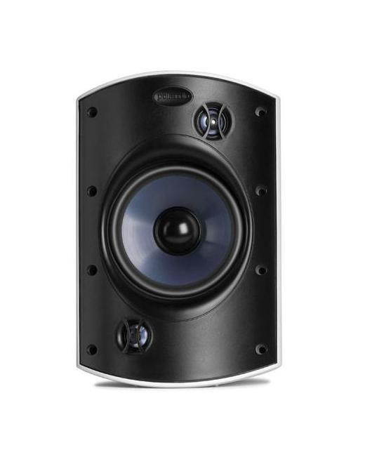 Polk Audio Atrium8 SDi High Performance All Weather Outdoor Loudspeaker with Dual Tweeters and PowerPort Bass Venting (White/Single)