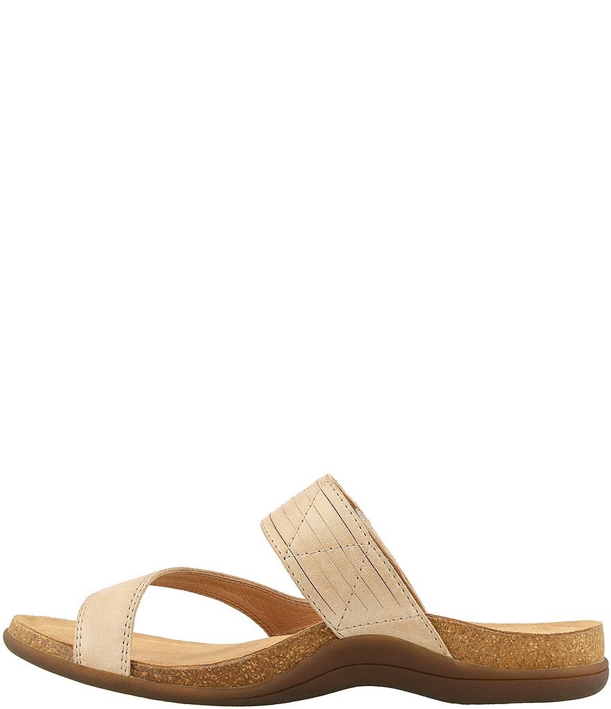 Taos Footwear Zone Leather Toe Loop Sandals