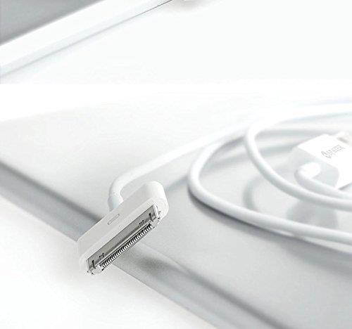 iPhone 4s Cable, 30-Pin USB Sync and Charging Data Cable for iPhone 4/4S/3G/3GS, iPad 1/2/3, and iPod (5'/1.5 Meter) - Pack of 2