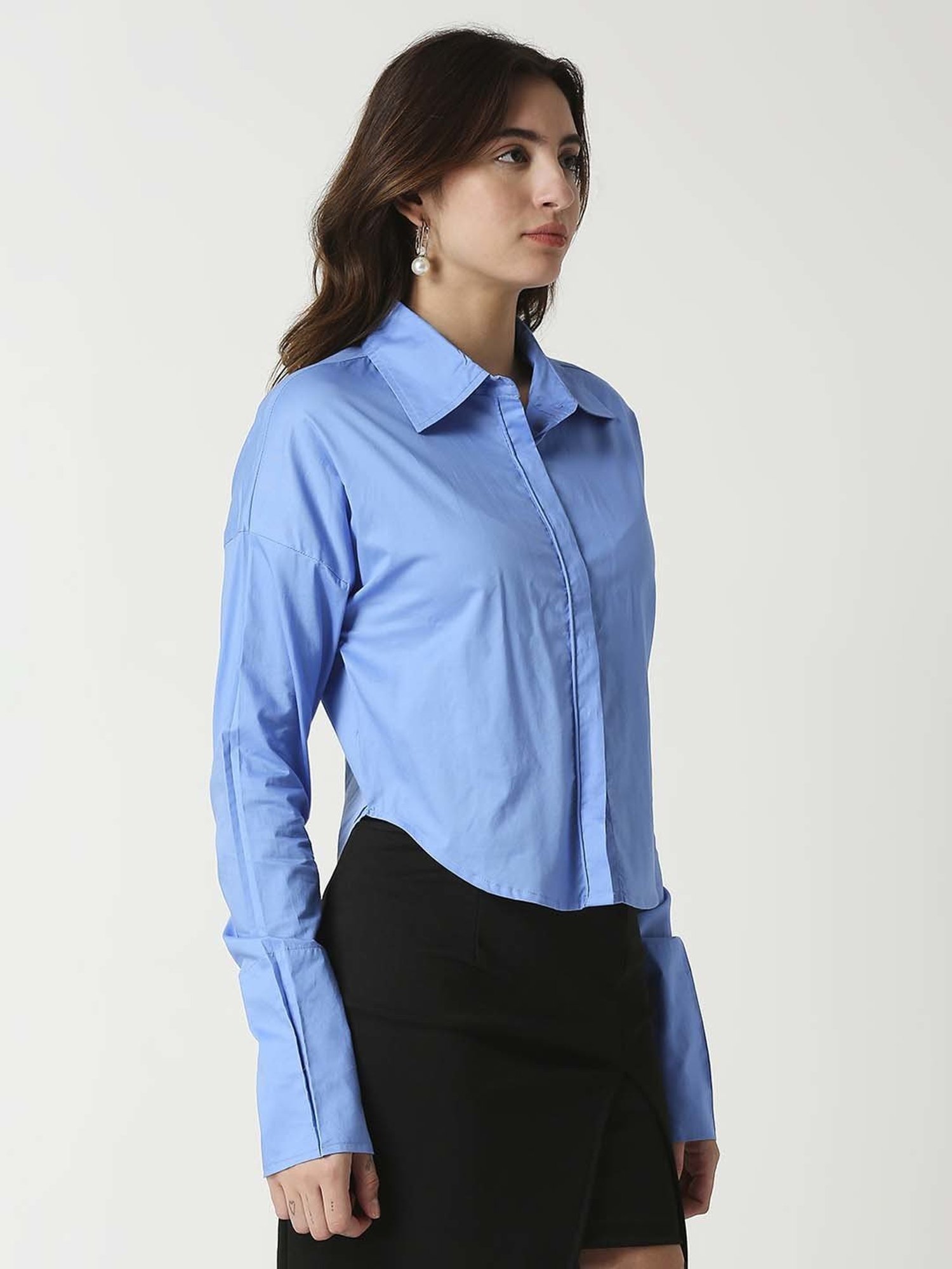 Remanika Blue Cotton Shirt