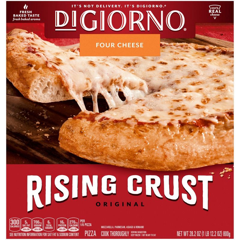 DiGiorno Four Cheese Frozen Pizza with Rising Crust - 28.2oz