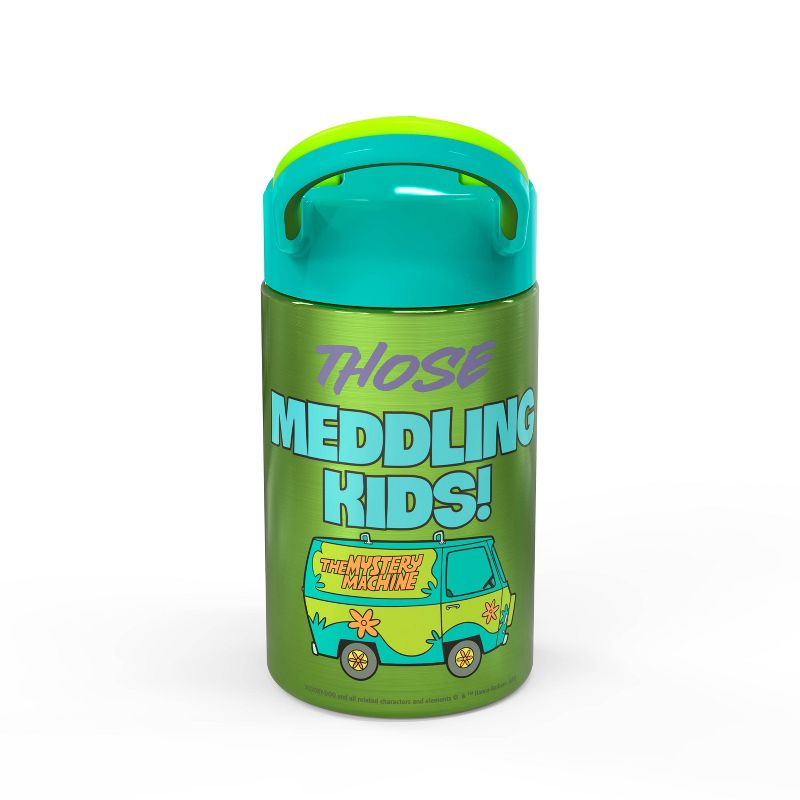 Scooby-Doo 14oz Stainless Steel Valiant Water Bottle - Zak Designs