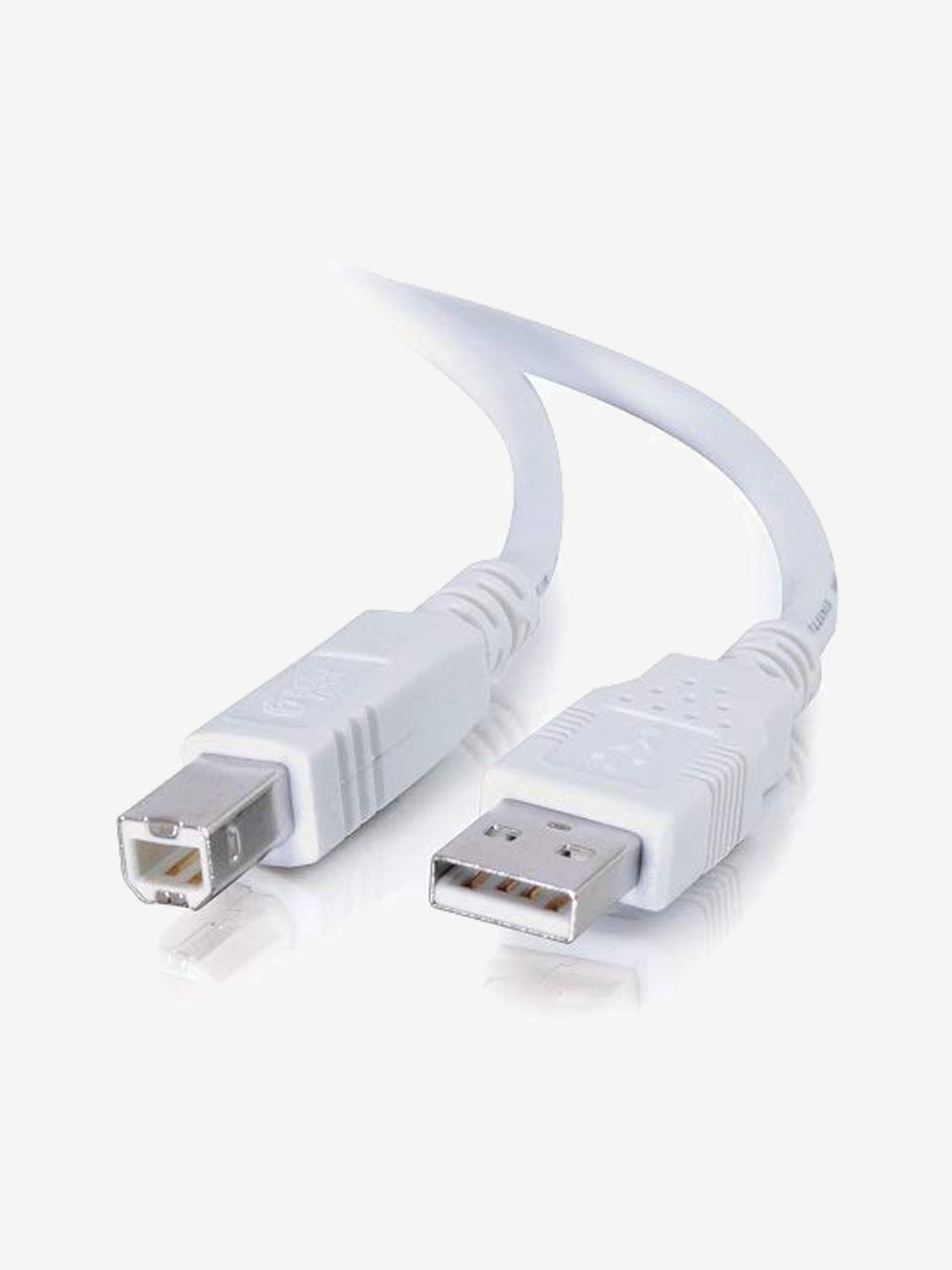 Ebsb Usb 2.0 Printer Scanner Cable, High Speed (White)