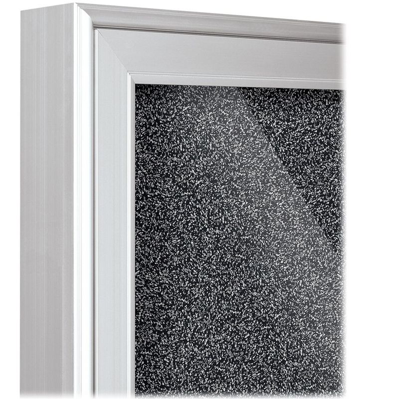 U Brands 40"x30" Linen Bulletin Board White Decor Frame