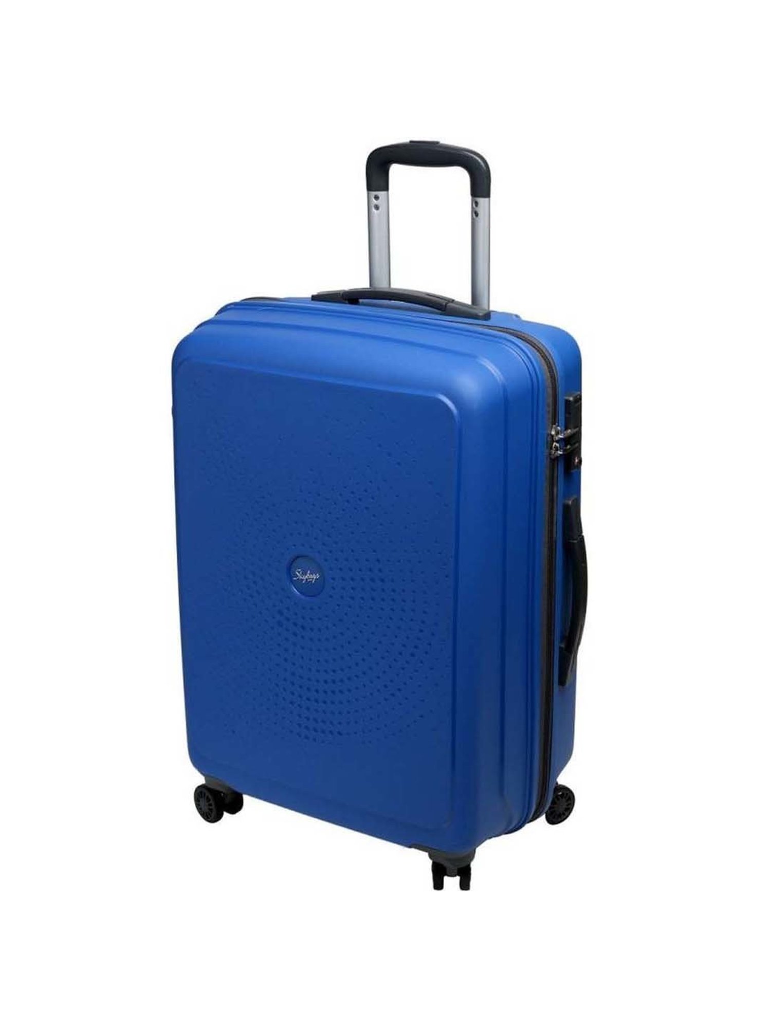 Skybags Salsa Nautical Blue Solid Hard Medium Trolley Bag - 46 cm