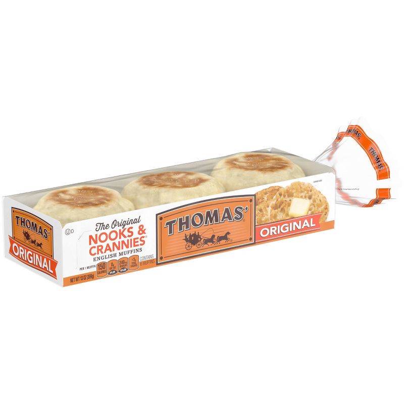 Thomas' Regular English Muffins - 12oz/6ct