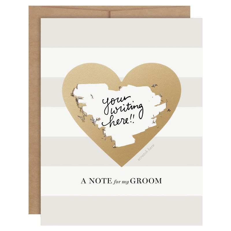 3ct Heart Shaped Family Scratch-off Greeting Cards