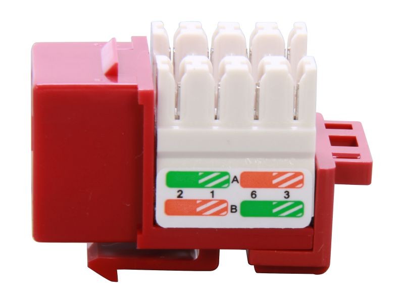 Micro Connectors CAT5 RJ45 Coupler F-F Straight