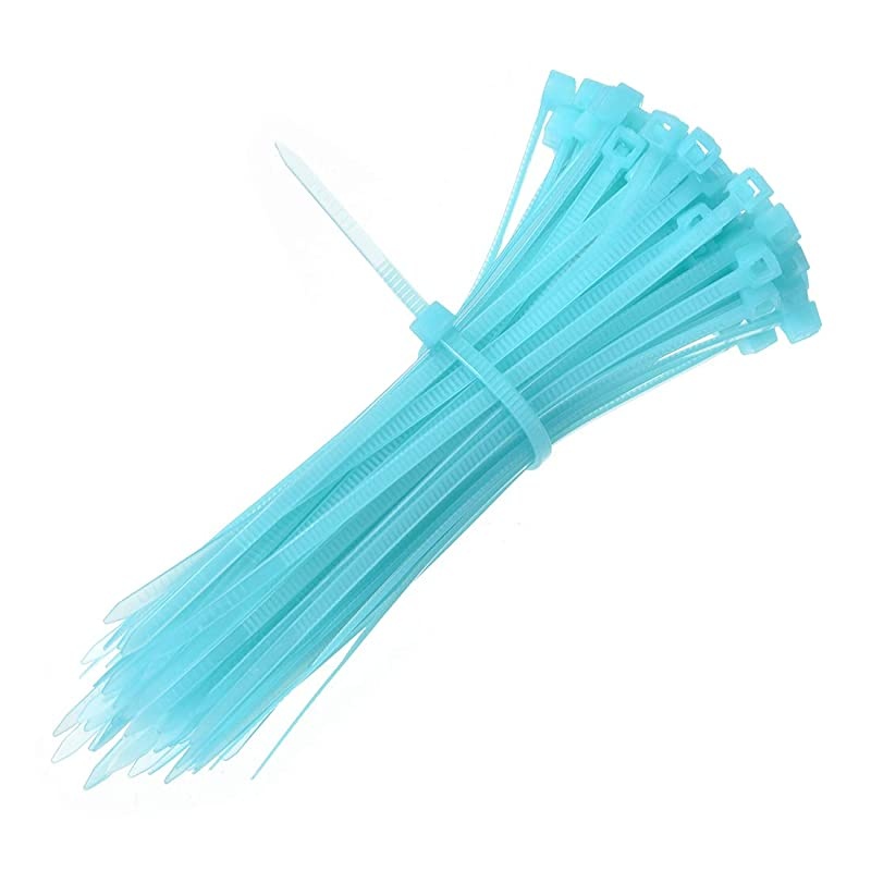 Nylon Cable Ties 4-Inch Self-Locking Zip Ties 0.09-Inch Width Blue 500pcs
