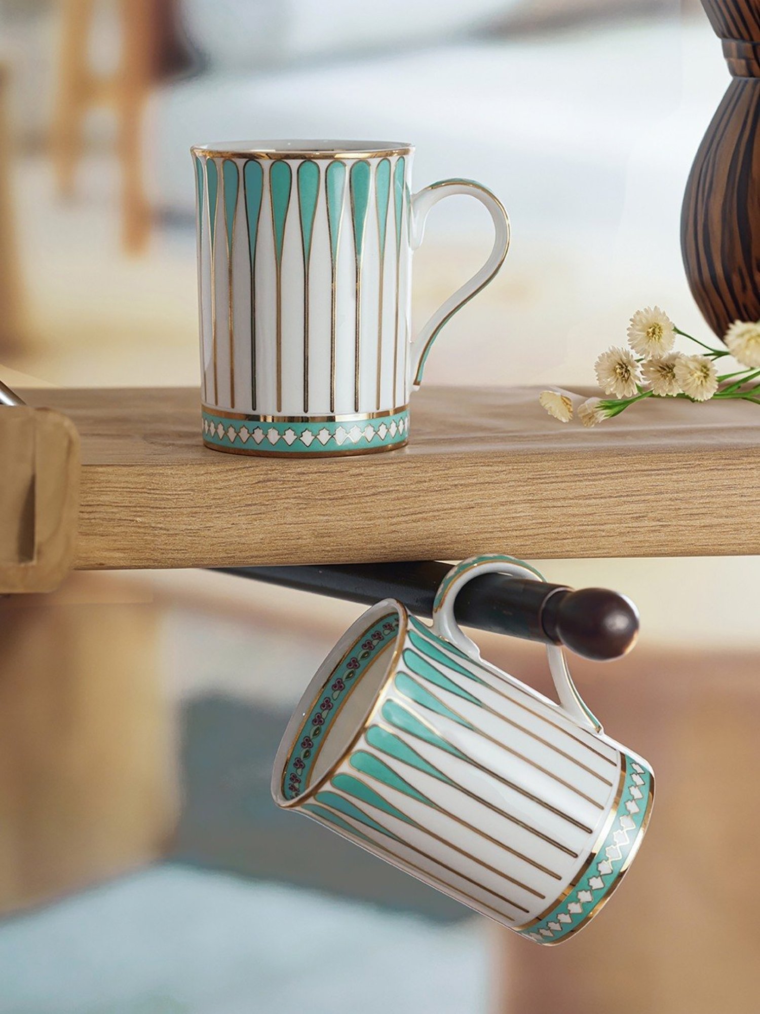 BlackCarrot Black & White Ceramic Dip Bowls Set of 2