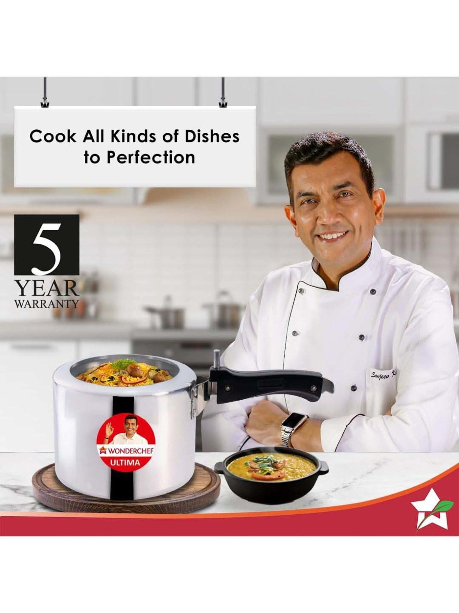 Wonderchef Ultima Inner Lid Pressure Cooker