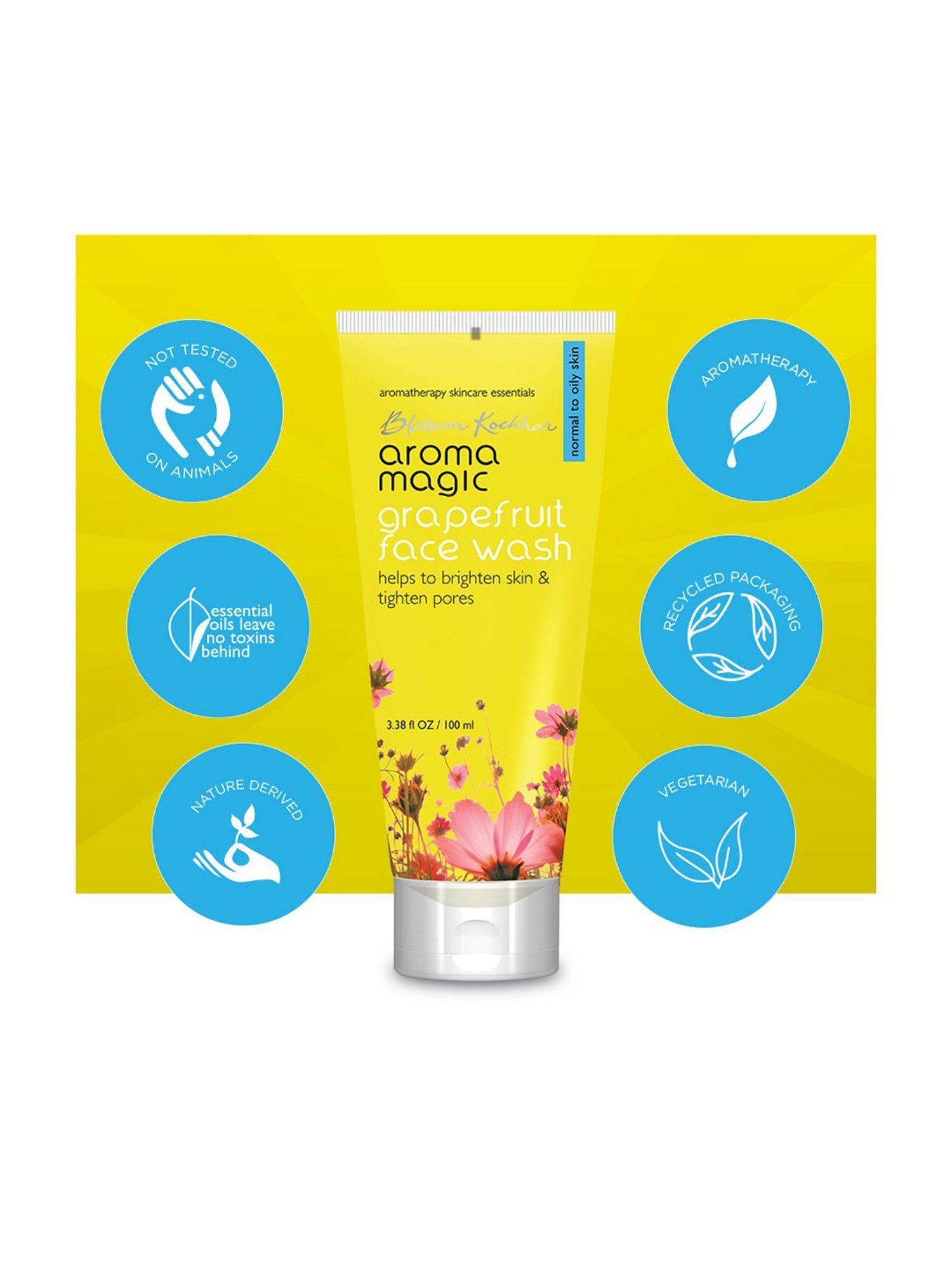 Aroma Magic Grapefruit Face Wash - 50 ml