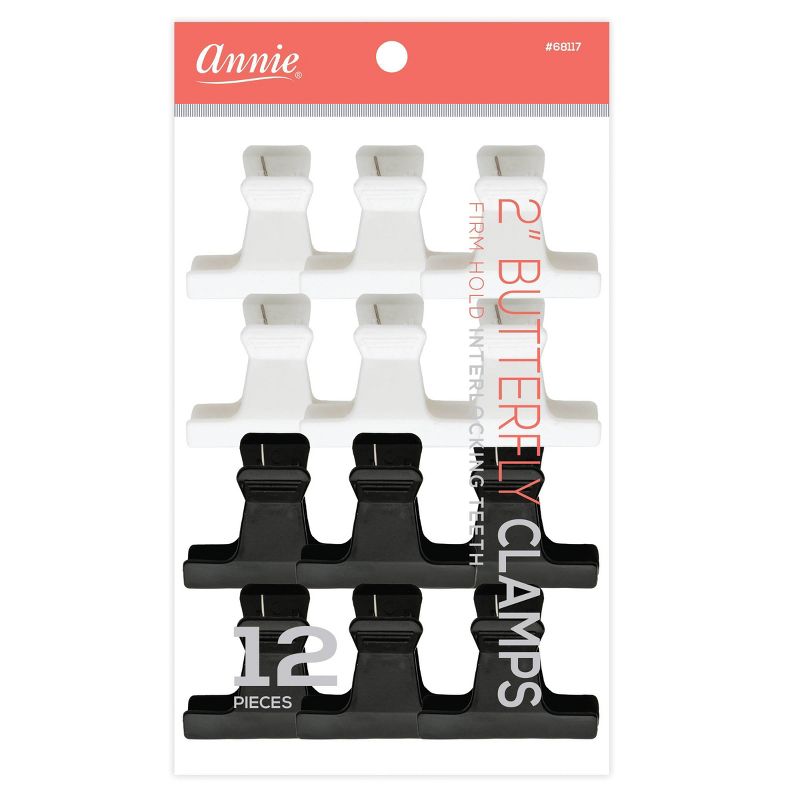 Annie Butterfly Clamps - 2" - 12ct