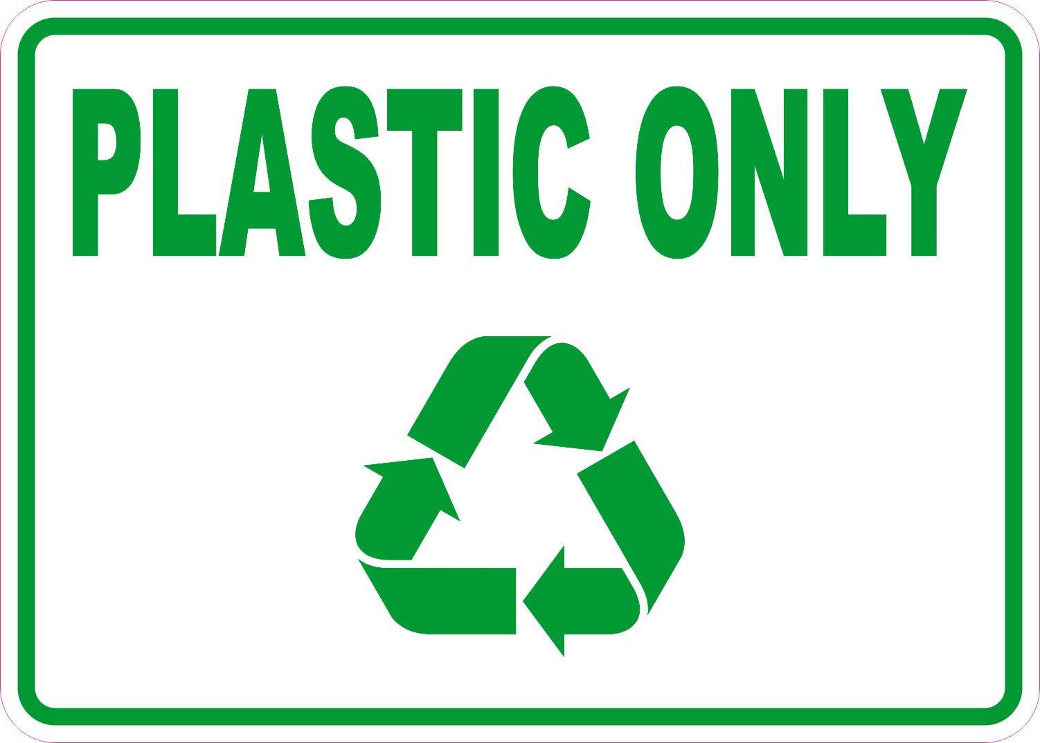 StickerTalk Plastic Only Vinyl Sticker, 10 inches by 7 inches