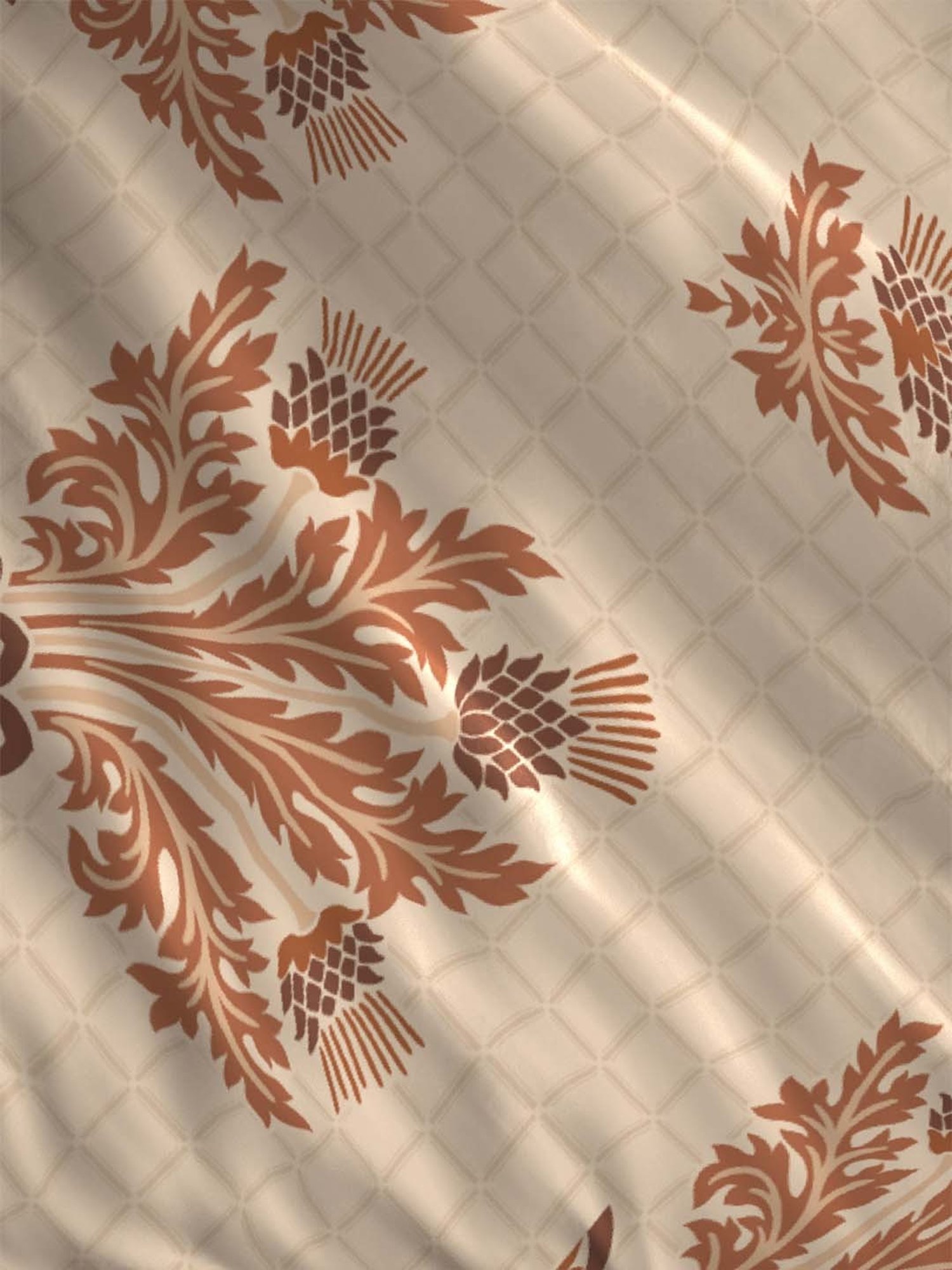 Layers Turin Brown Cotton 104 TC Single Flat Bed Sheet With 1 Pillow Cover