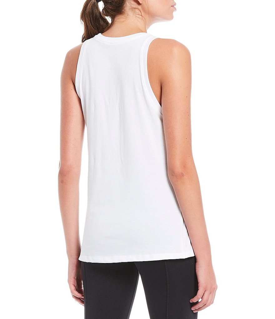 Nike Dri-FIT Training Just Do It Graphic Font Detail Cotton Blend Tank