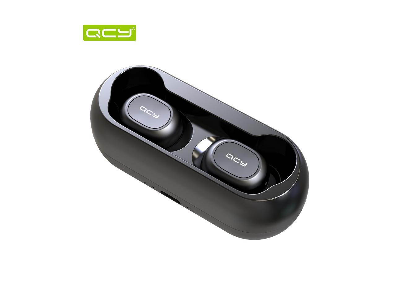 QCY T1C Bluetooth V5.0 3D Stereo Sports Wireless Headset Headset With Dual Microphones White