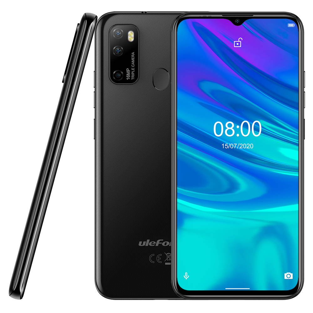 Ulefone Note 9P 4G Unlocked Cell Phones, 6.52" HD+ Waterdrop Screen,16MP Triple Rear Camera, Android 10 Octa-Core 4GB + 64GB,4500mAh Big Battery, Face Unlock Finger Reader Unlocked Smartphones