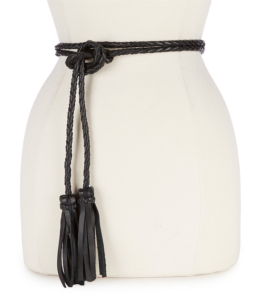 ADA Braided Fringe Wrap Belt
