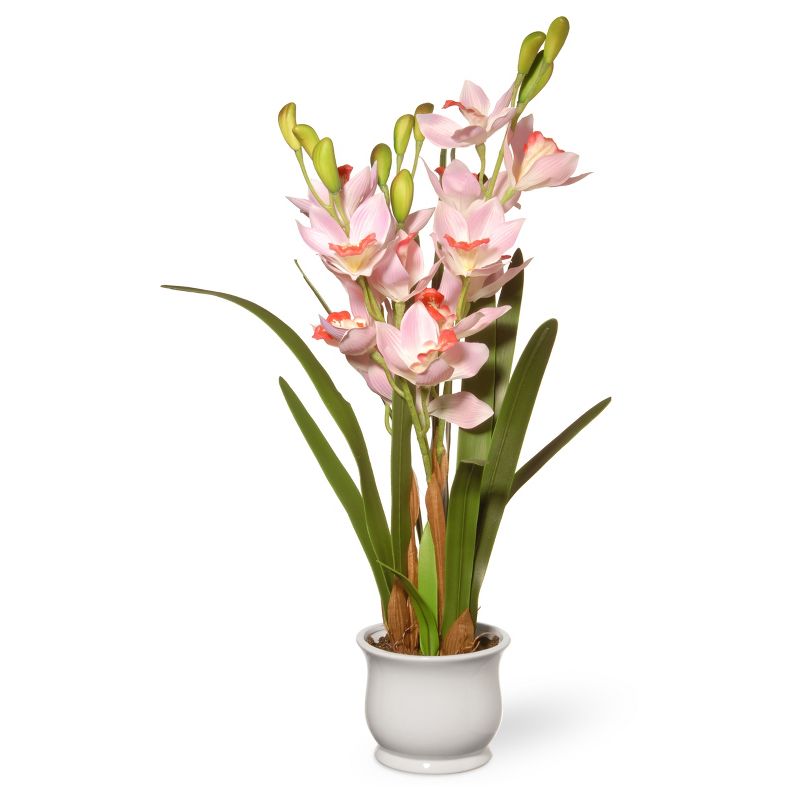 28" Light Pink Orchid Flowers - National Tree Company
