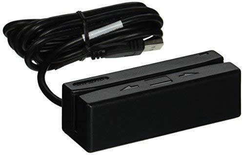 Id Tech Magnetic Card Reader (Tracks 1, 2 & 3) - USB, Keyboard Wedge - Black