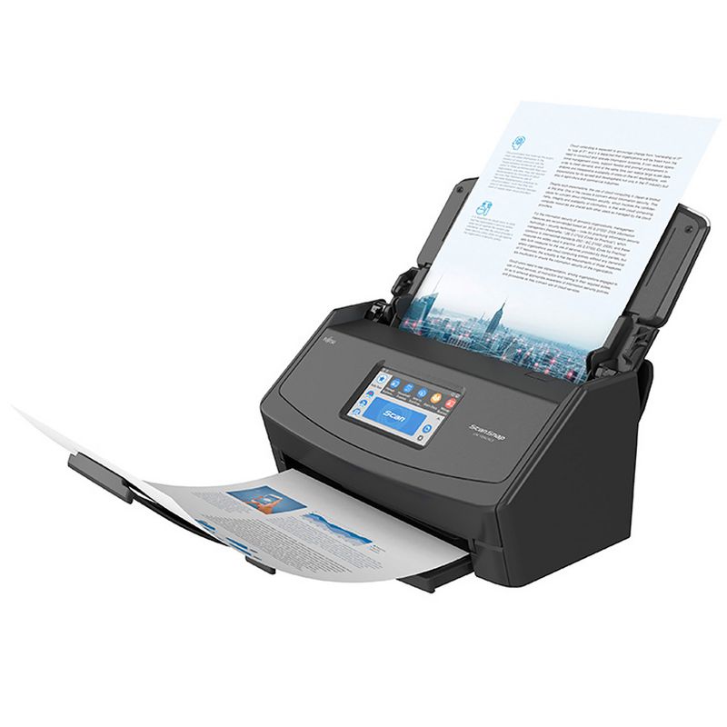 Fujitsu ScanSnap iX1500 Color Duplex Document Scanner with Touch Screen, Black 2020 Release (PA03770-B315)
