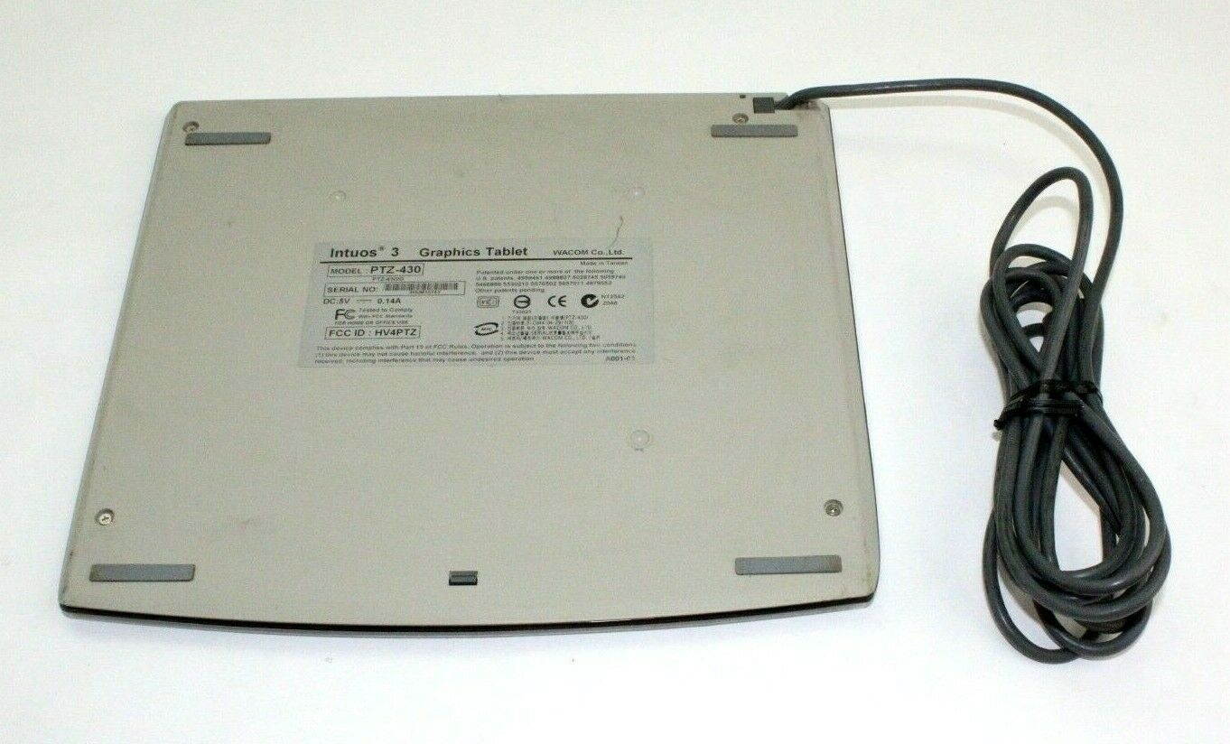 Wacom Intuos 3 Graphics Drawing Tablet PTZ-430 NO PEN