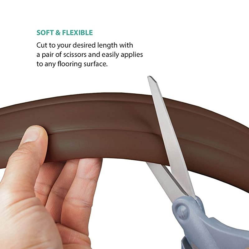 3Channel Cord Protector amp Concealer for Floor 15 FT Brown